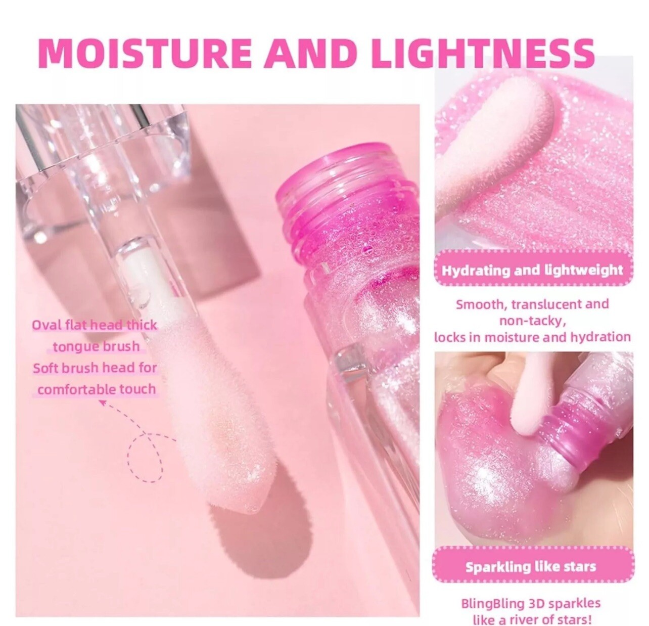 Magic Color Changing Lip Glow Oil, Long Lasting Non-sticky NEW (USA Seller🇺🇸)
