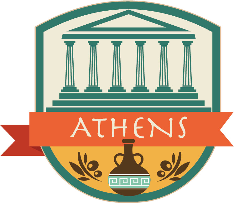 Greece Athens Car Bumper Sticker Decal