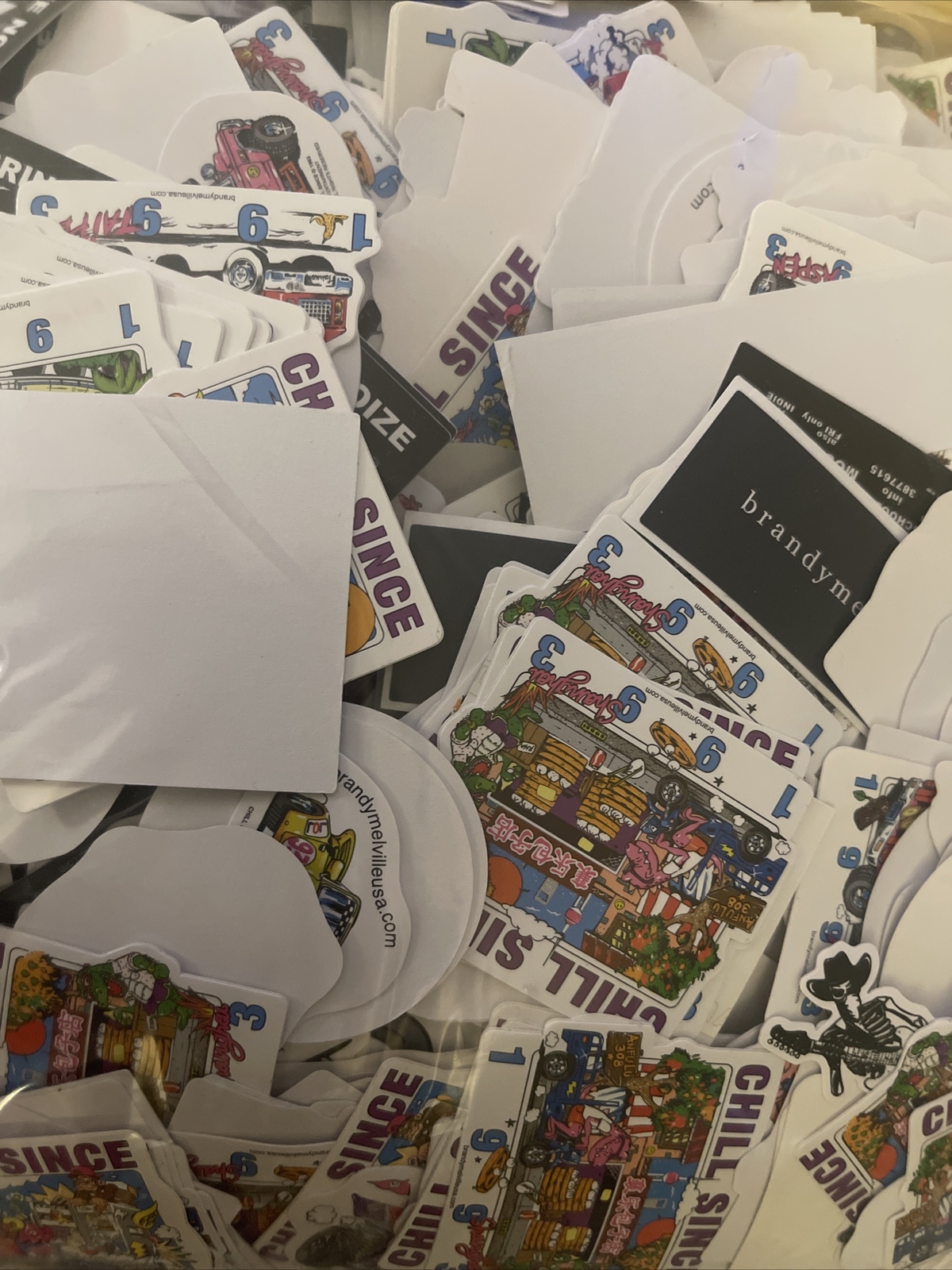 Brandy Melville Deco Vinyl Stickers Random Lot Of 20