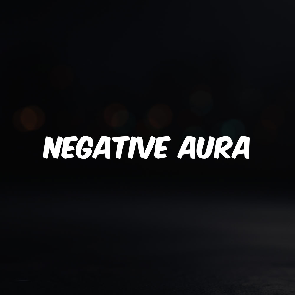 8in Vinyl Decal Sticker – "Negative Aura"