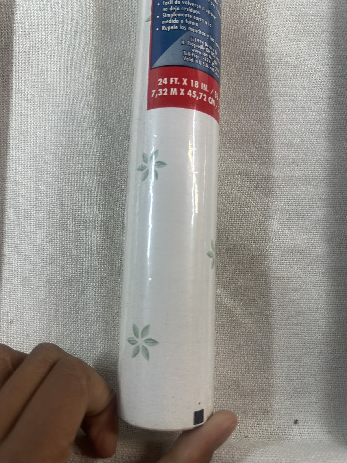 Lot of 6 Vintage Con-Tact Brand Self-Adhesive Shelf Liners 24ft Decorative Rolls