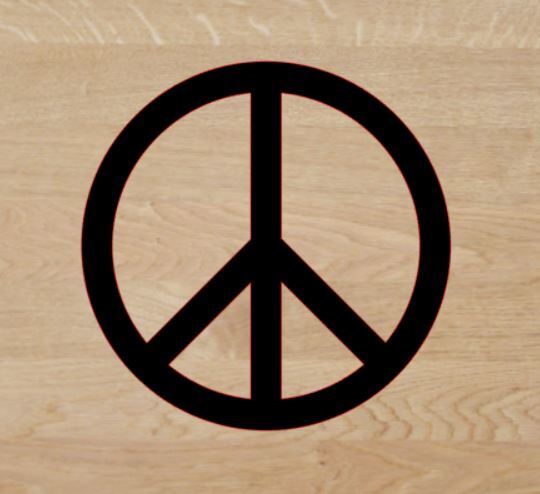 Peace Sign Sticker Vinyl Decal PICK SIZE COLOR Window Bumper Car Love Symbol