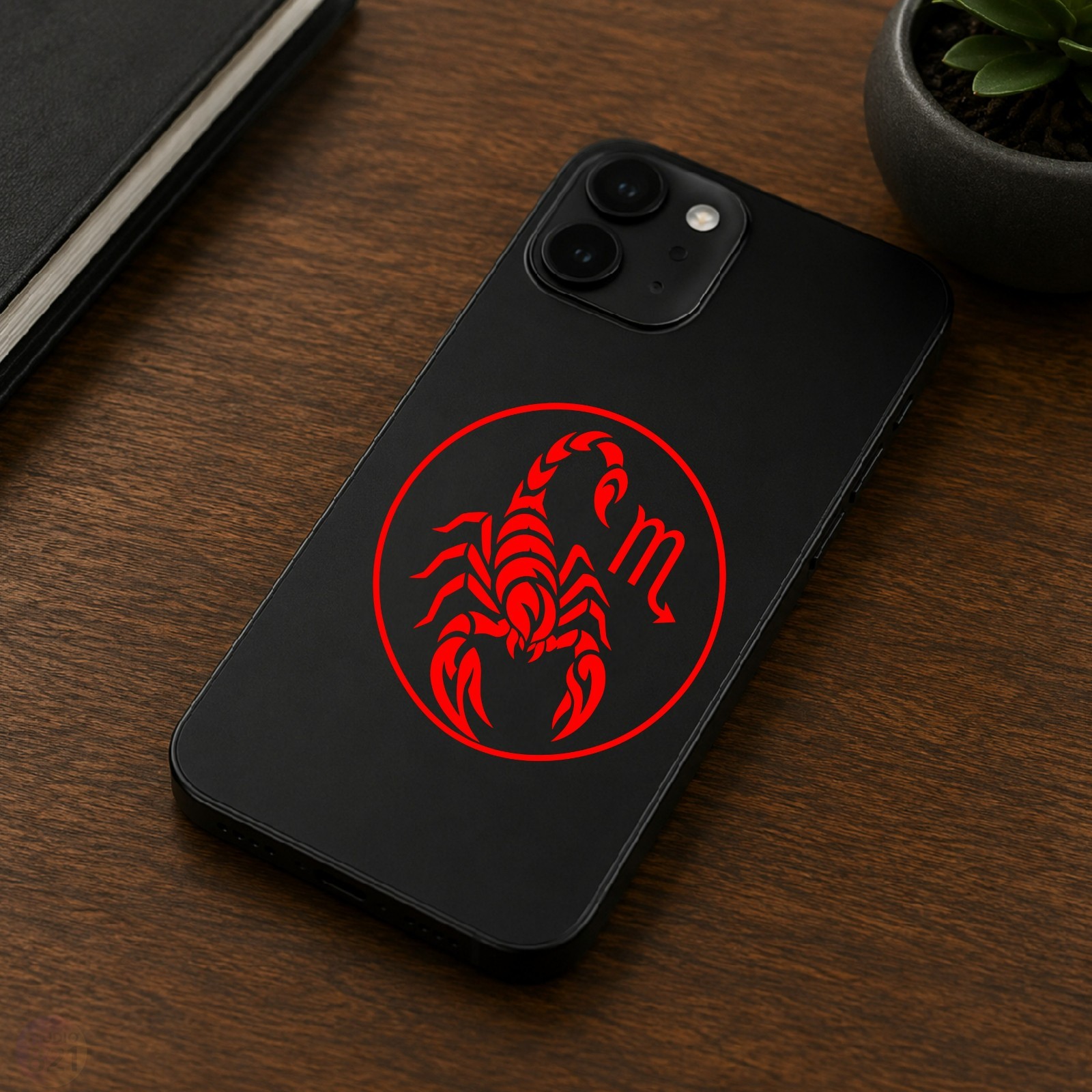 ZODIAK Scorpion Silhouette – Scorpion Decal Sticker Car Window Laptop