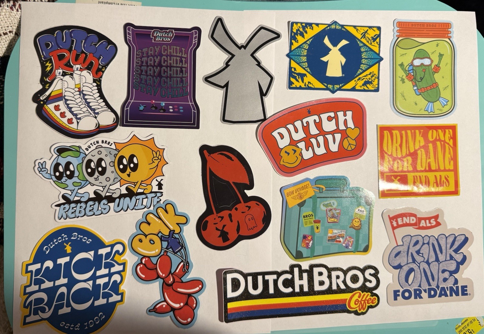 Dutch Bros Stickers lot of 14