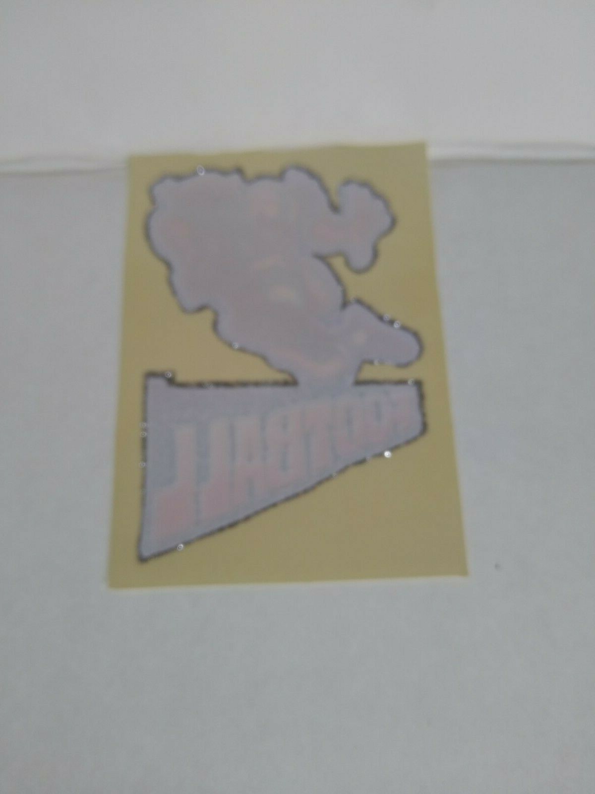 Football Screamin Gleamin Glitter Iron-On Decal Donruss Retro Vintage Original