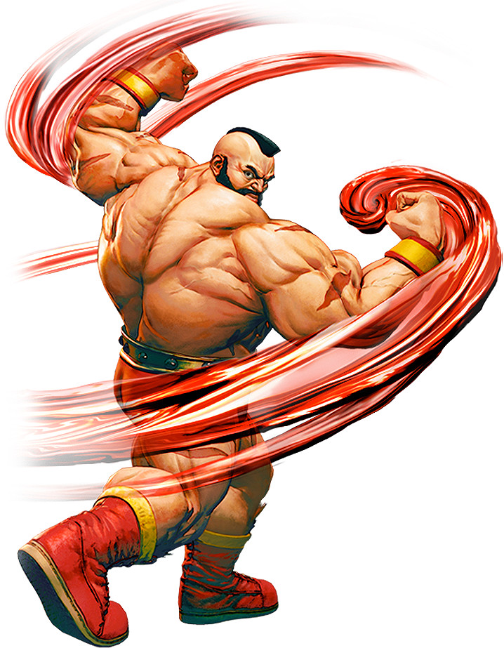 Street Fighter sticker Zangiff weatherproof bumper vinyl decal
