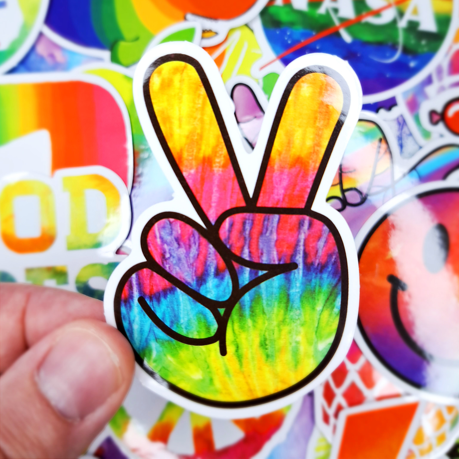 50 PCS Pride Month Sticker Pack Rainbow LGBT Queer Inclusive Stickers Gifts