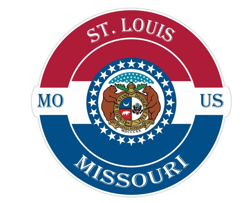 St. Louis Missouri Sticker Decal A611