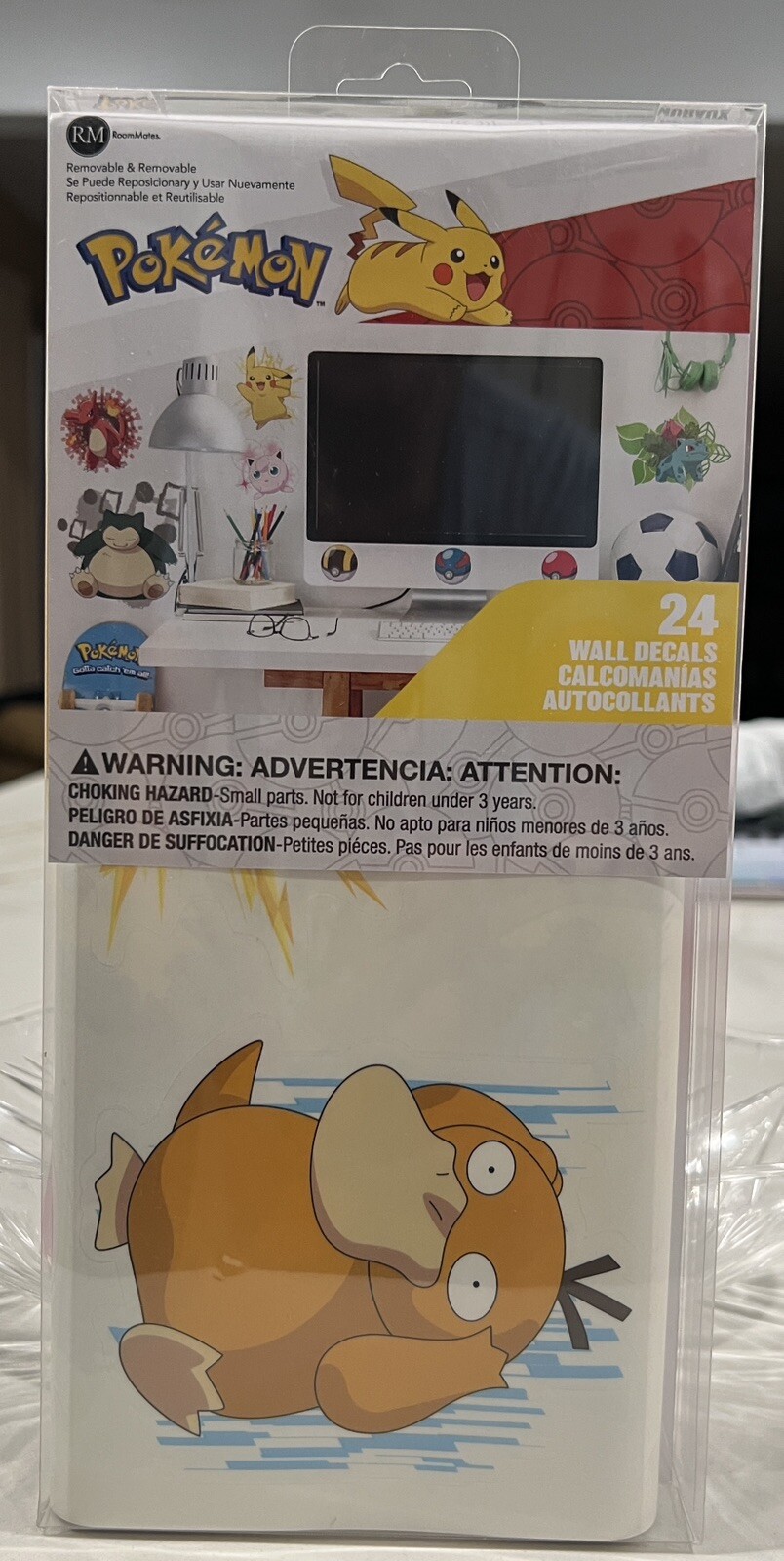 POKEMON 24 Peel & Stick Wall Decals Room Stickers USA 2021 NEW