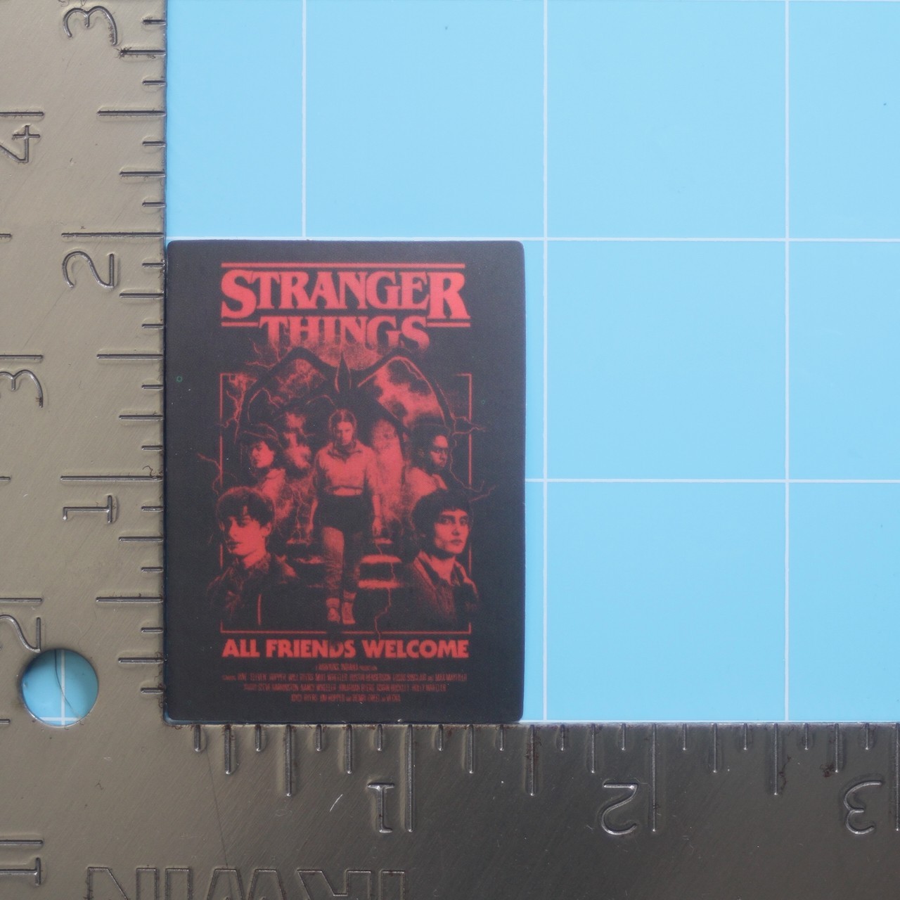 Stranger Things Sticker (PROMO ARTWORK) Netflix Horror Show, Matte PVC Decal