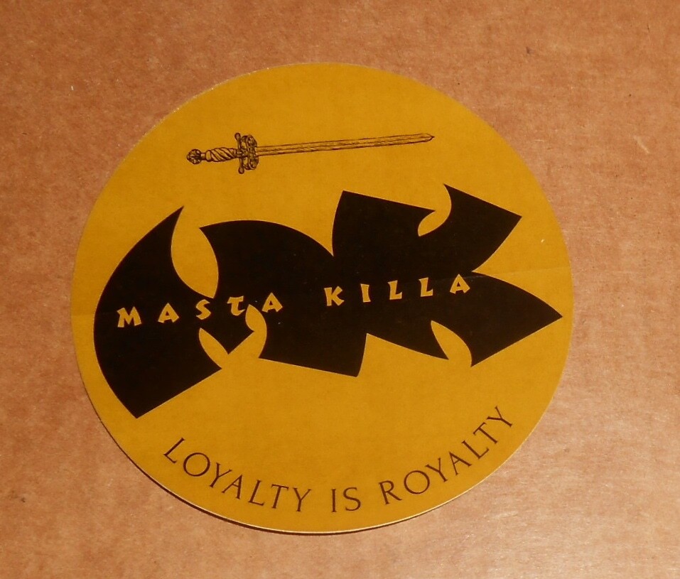 Masta Killa Sticker Promo 4" Made in Brooklyn Wu-Tang Clan Circle