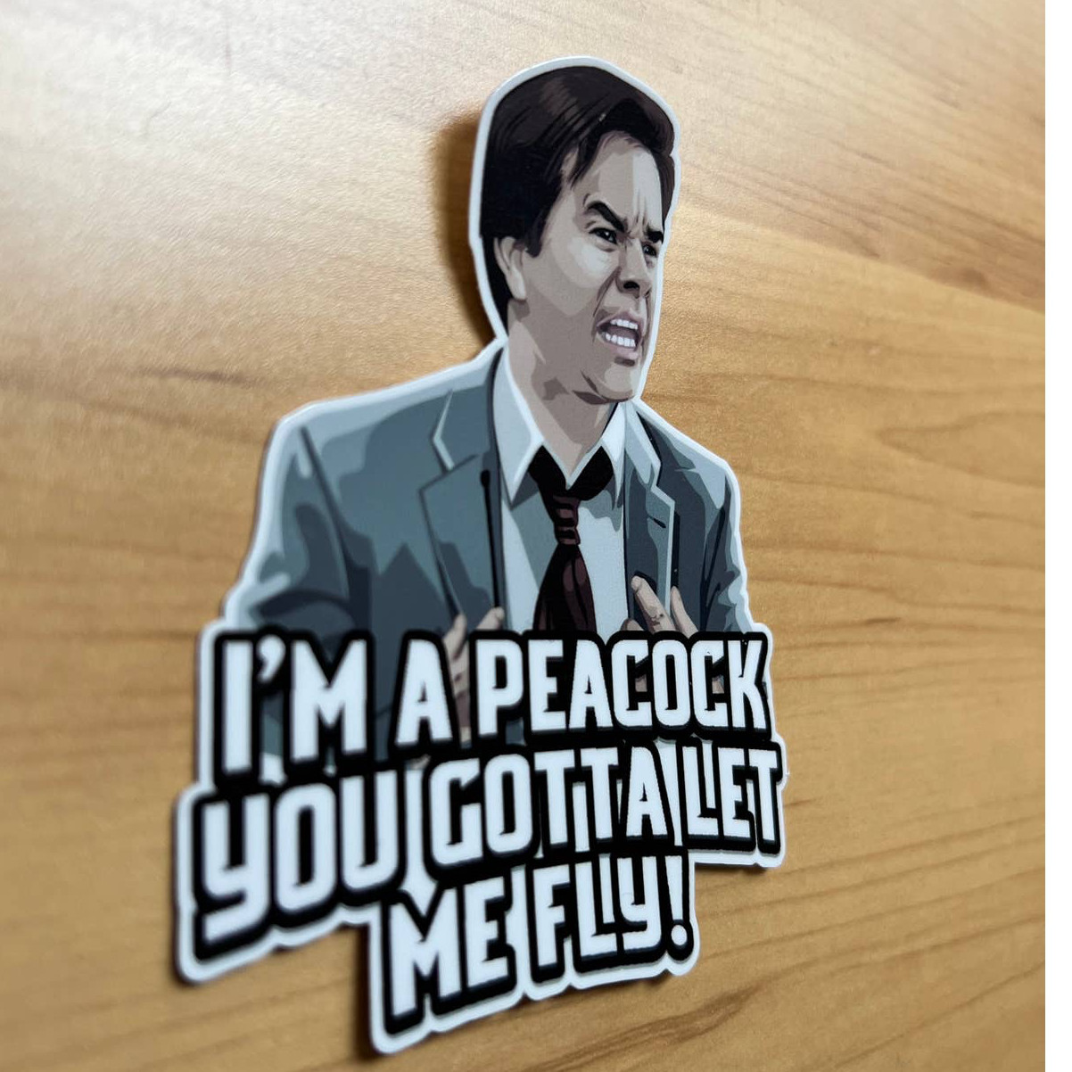 The Other Guys "Peacock" Vinyl Sticker