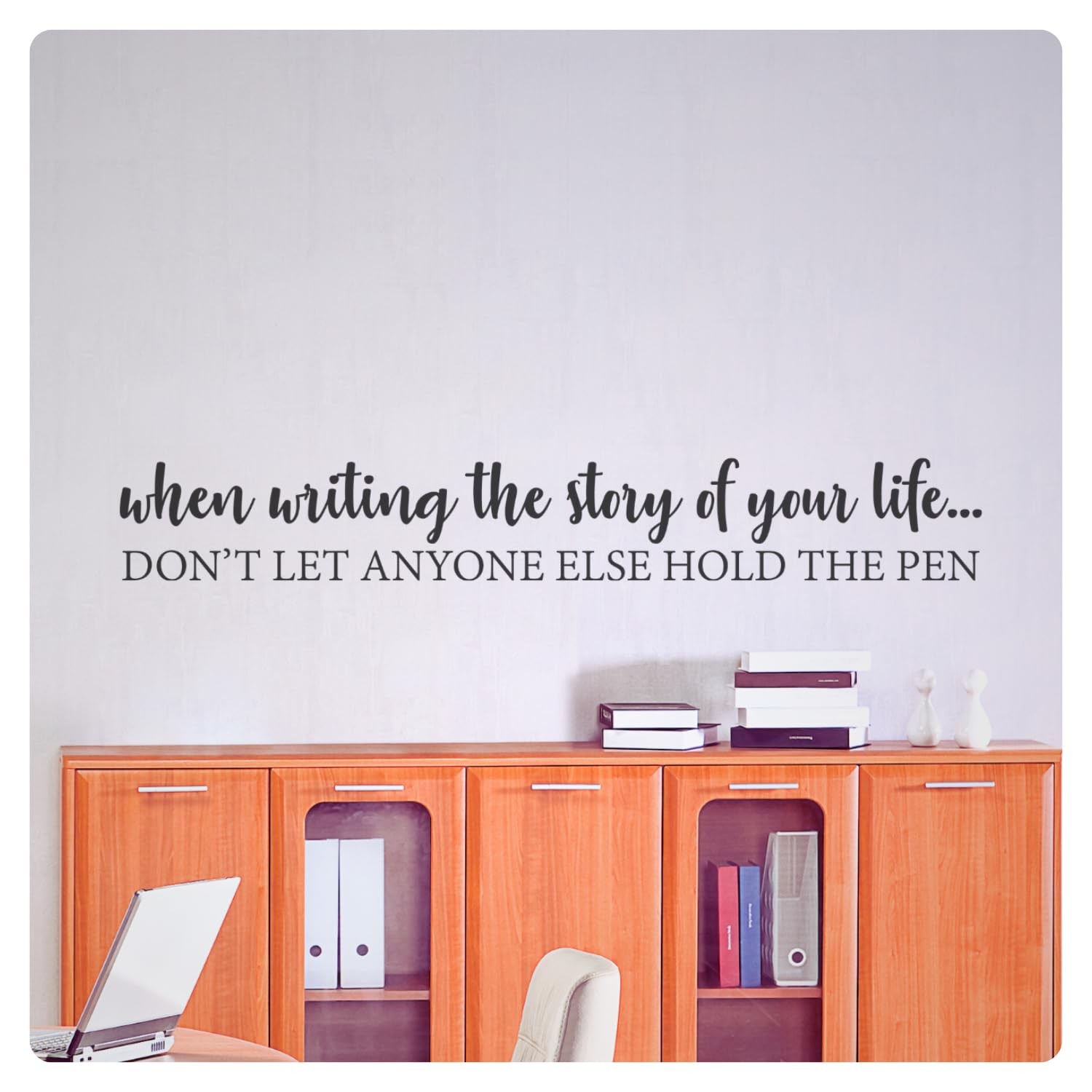 – When Writing the Story of My Life – Motivational Inspirational Wall Decal S…