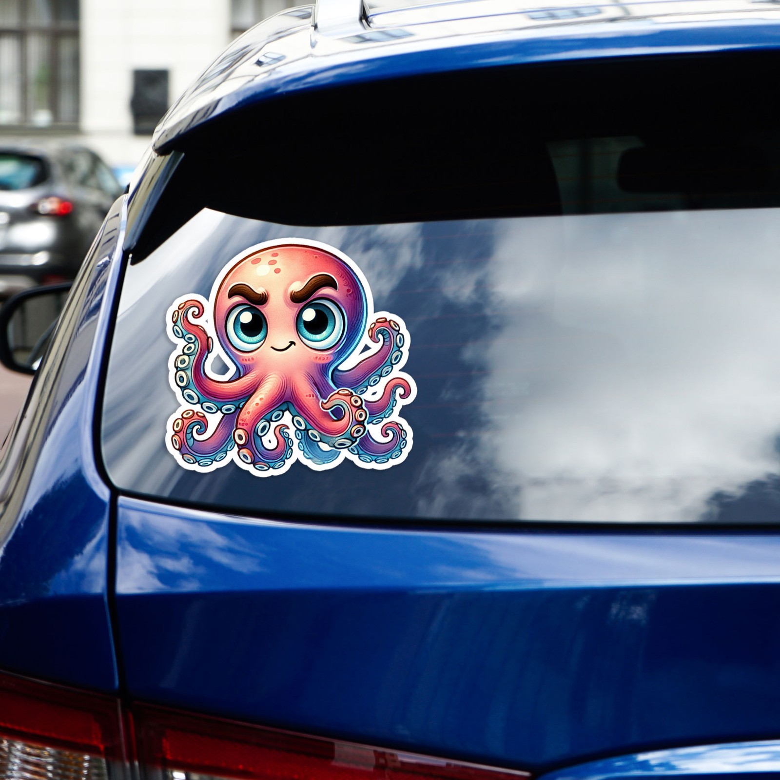 Sneaky Octopus – Vinyl Decal Sticker – Car Window Laptop – #397