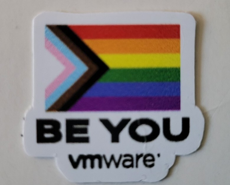 VMware Be You Pride Rainbow Sticker Decal Vinyl NEW 1×1 All Inclusive