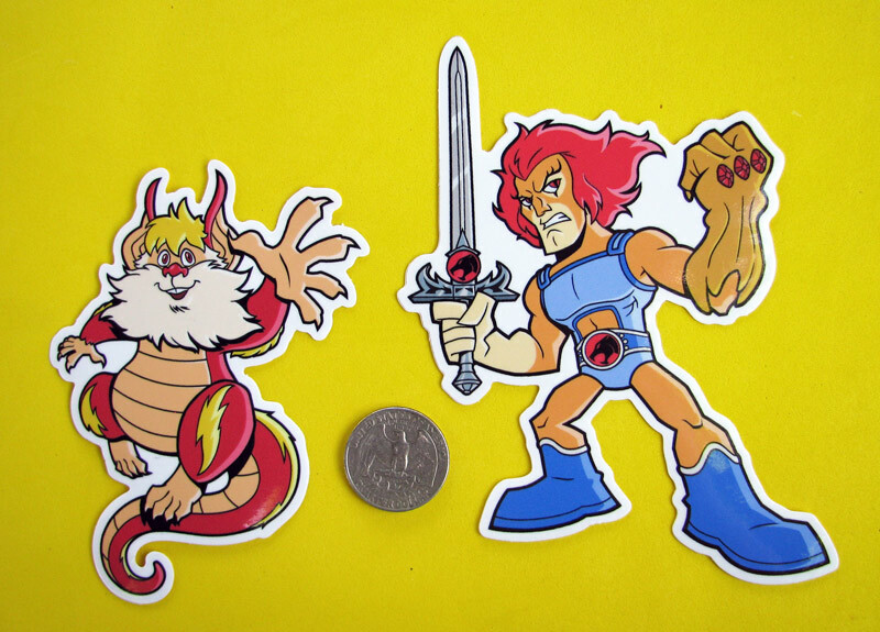 Lion-O Snarf Vinyl Sticker ThunderCats Skateboard Car Laptop Decal 80s Cartoon