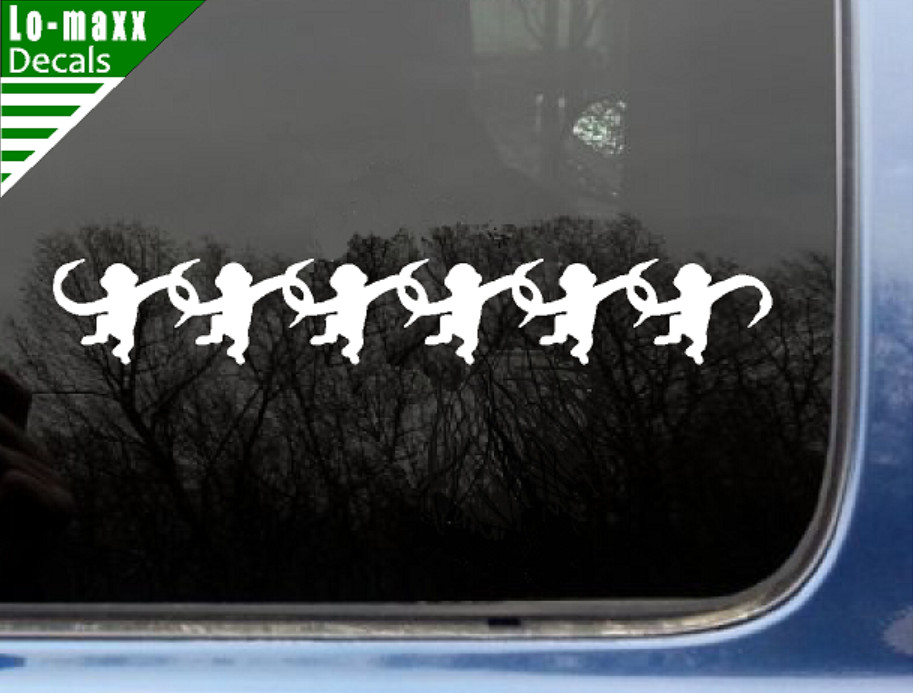 Barrel of Monkeys Chain Various Sizes & Colors High Quality Die-Cut Vinyl Decal