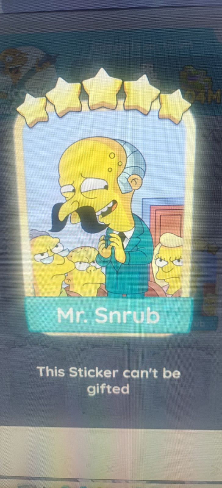 Monopoly Sticker Go Mr. Snrub 5 ⭐ Golden Blitzz Gold Sticker ✨✨✨ Available