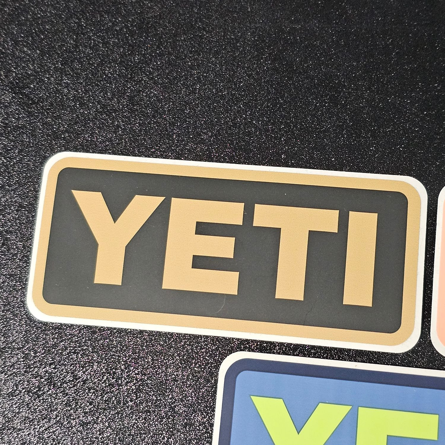 YETI Logo Stickers Set of 5 Multicolor Vinyl Decals