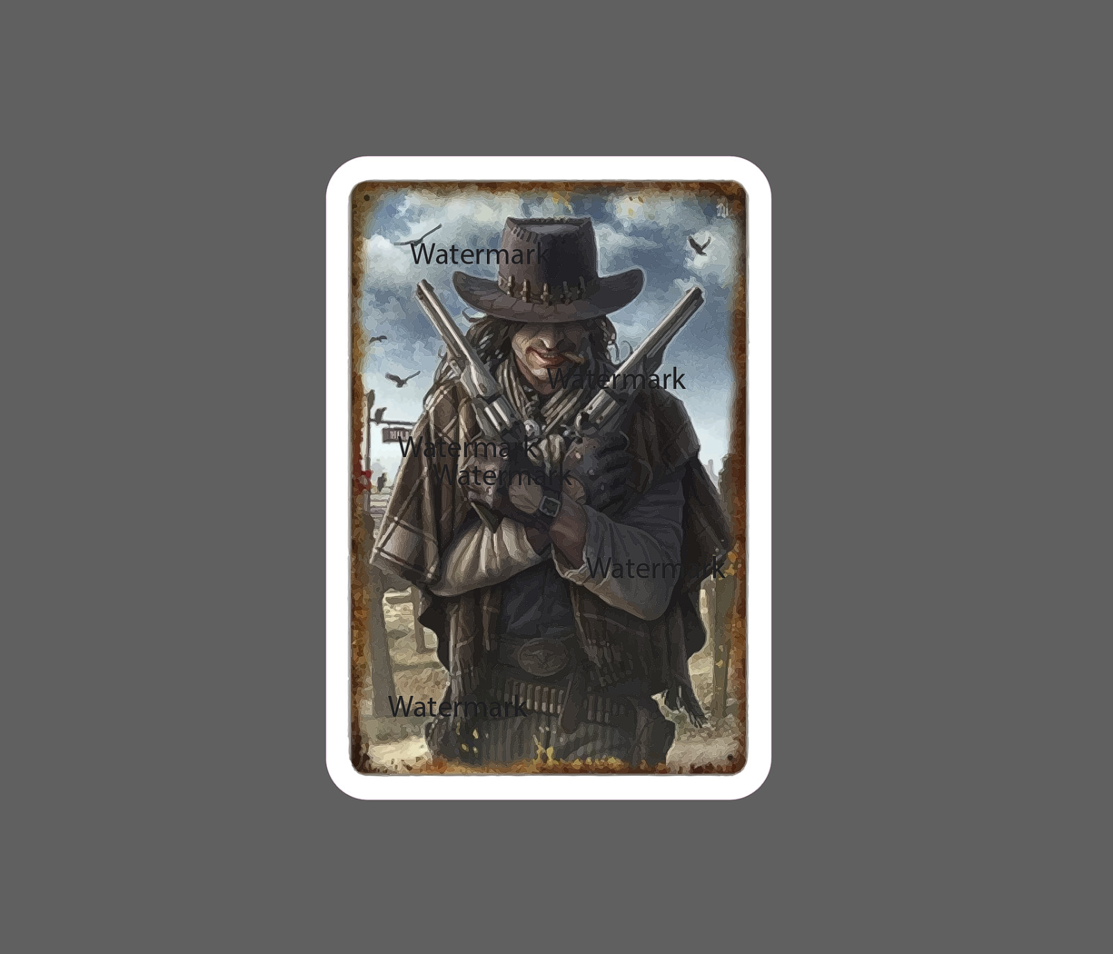 Outlaw Sticker Old West Revolvers NEW – Buy Any 4 For $1.75 EACH Storewide!