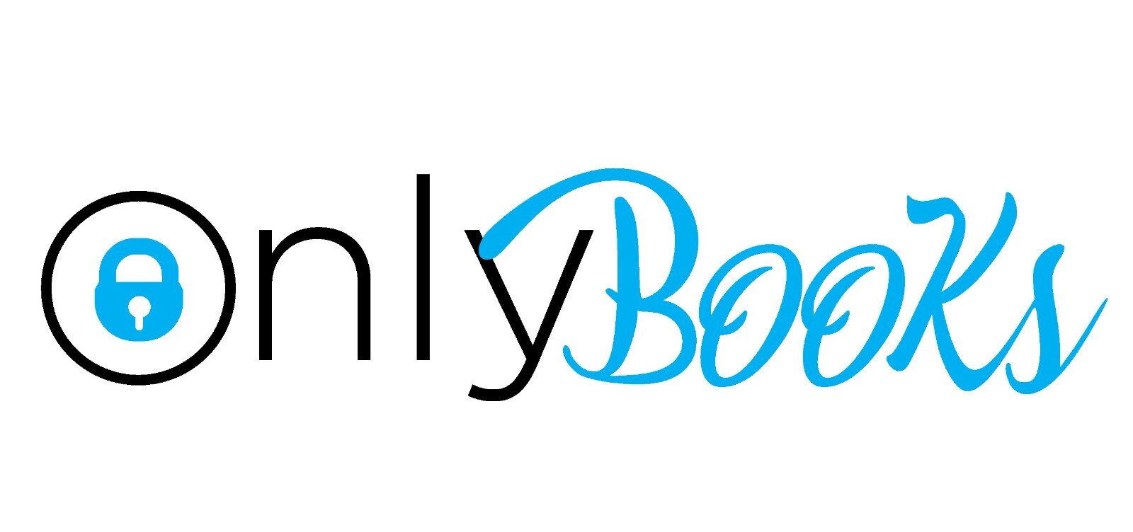 Only Books Decal, Funny Bumper Sticker, 2 color, Onlyfans inspired logo