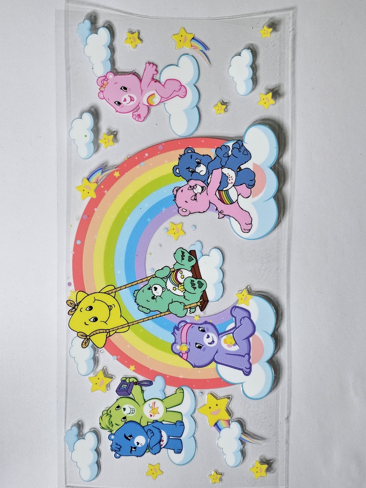 Care Bears UV DTF Transfer Sticker Wrap Tumbler UVDTF BUY 10+ GET COMBINED SHIP