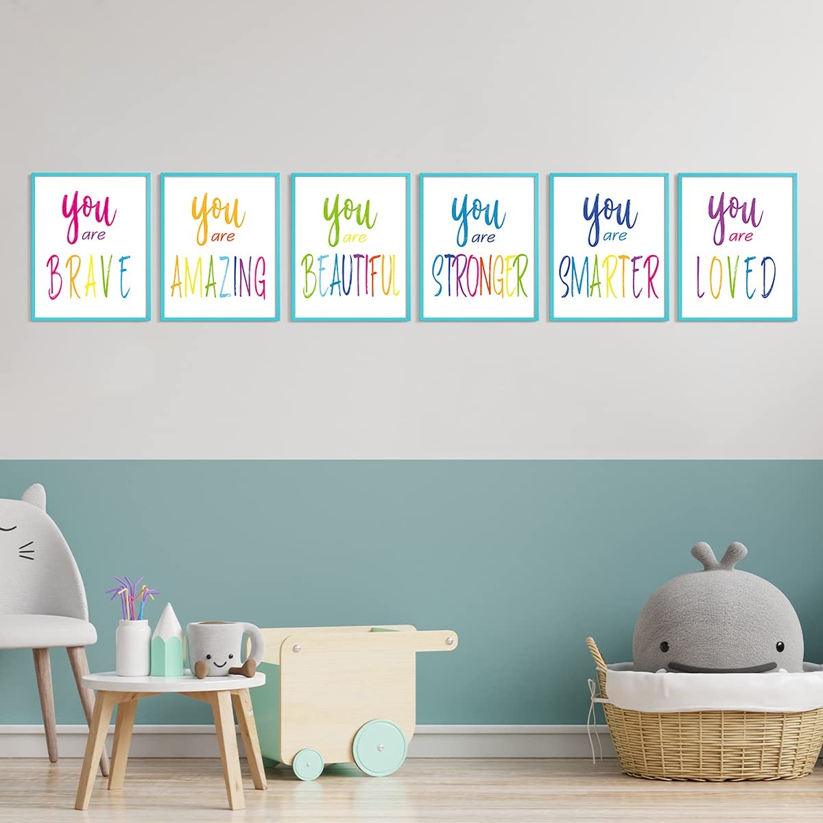 8 Pack Motivational Wall Art Inspirational Quote Posters Wall Decor