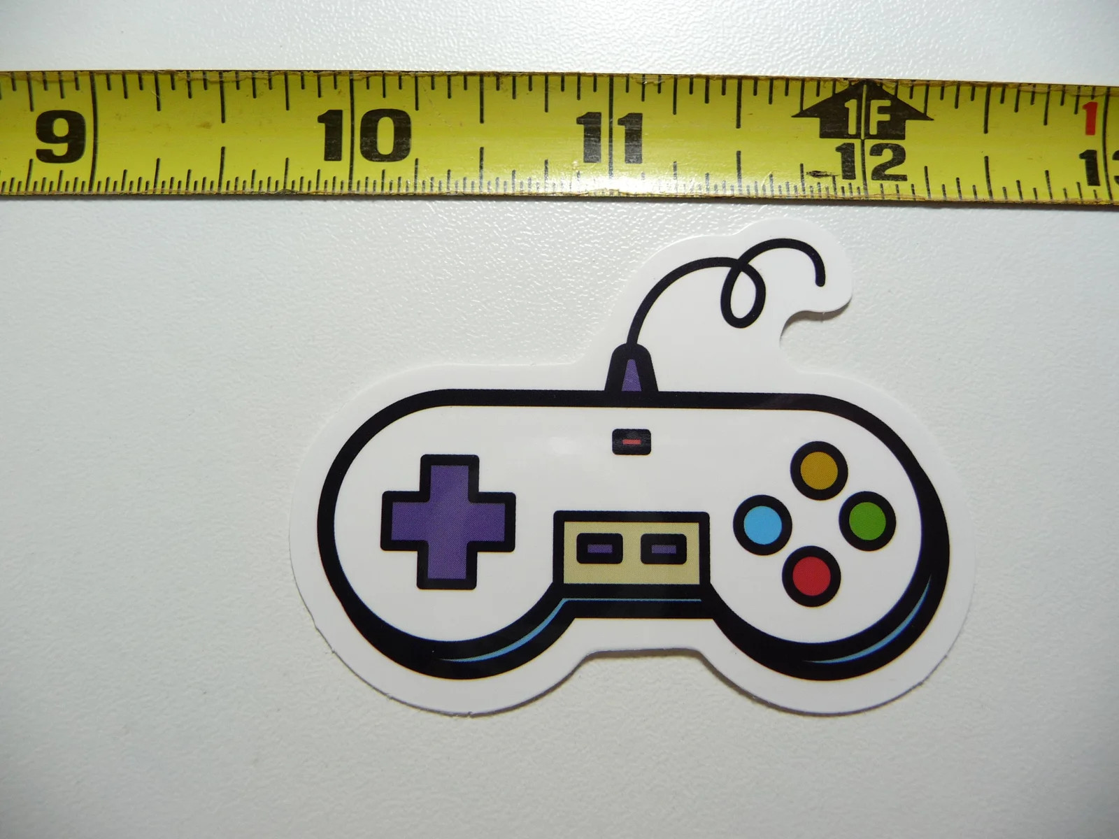 GAME CONTROLLER SMALL STICKER DECAL 80S 90S RETRO 1980S 1990S FUN FUNNY