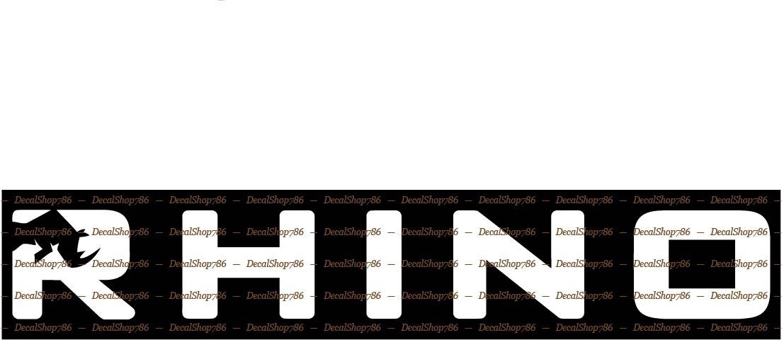 RHINO Treestands – Hunting/Outdoors – Car Vinyl Die-Cut Peel N' Stick Decals