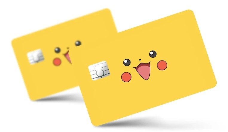 Pokedex Style Card Skin 2 Pack Retro Game Console Trainer Fan Accessory Decal