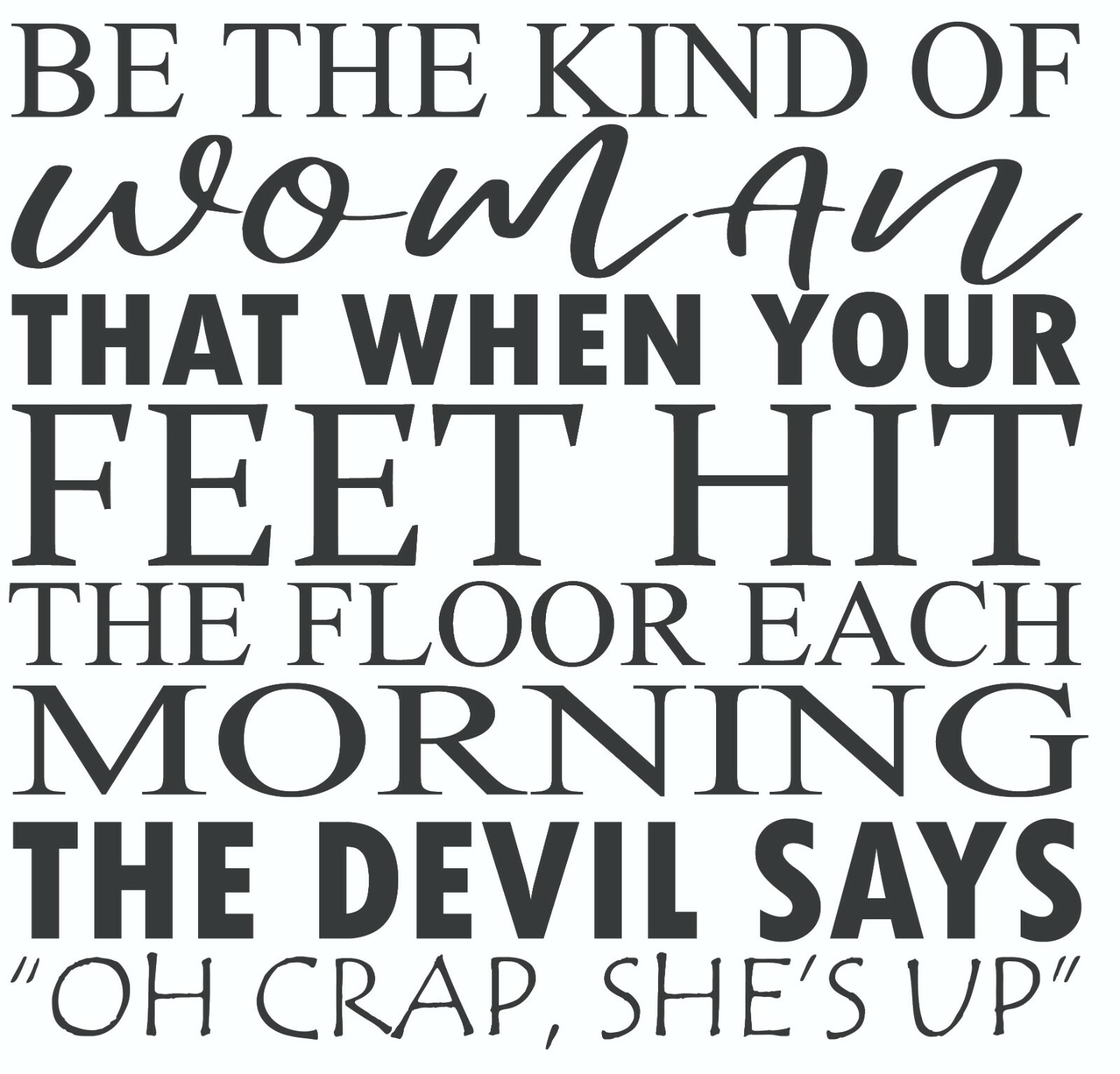 Women Inspirational quote Women Power Home Decal Vinyl Wall Mural Sticker