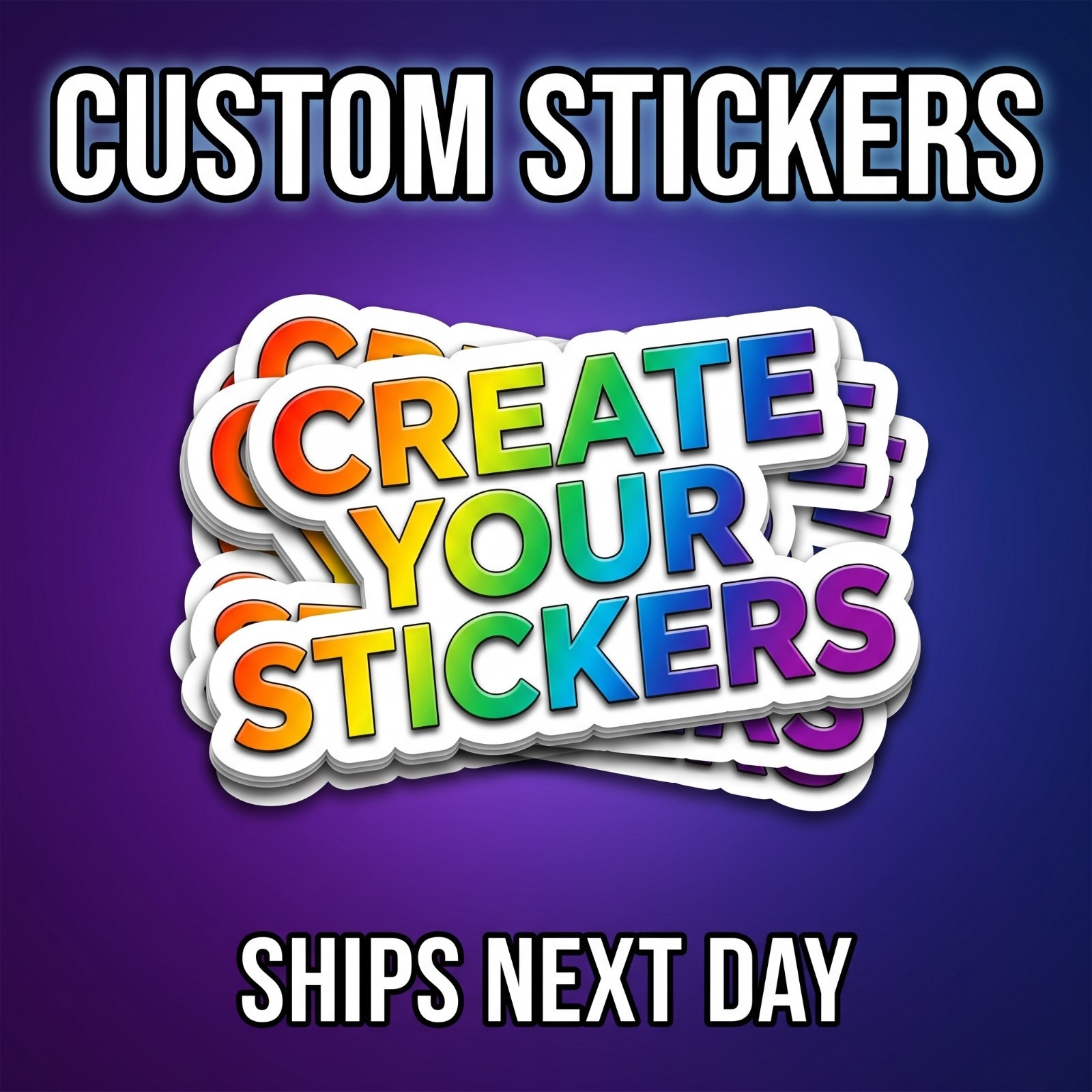Custom Full Color Die Cut Vinyl Stickers – Logo Labels Waterproof Glossy