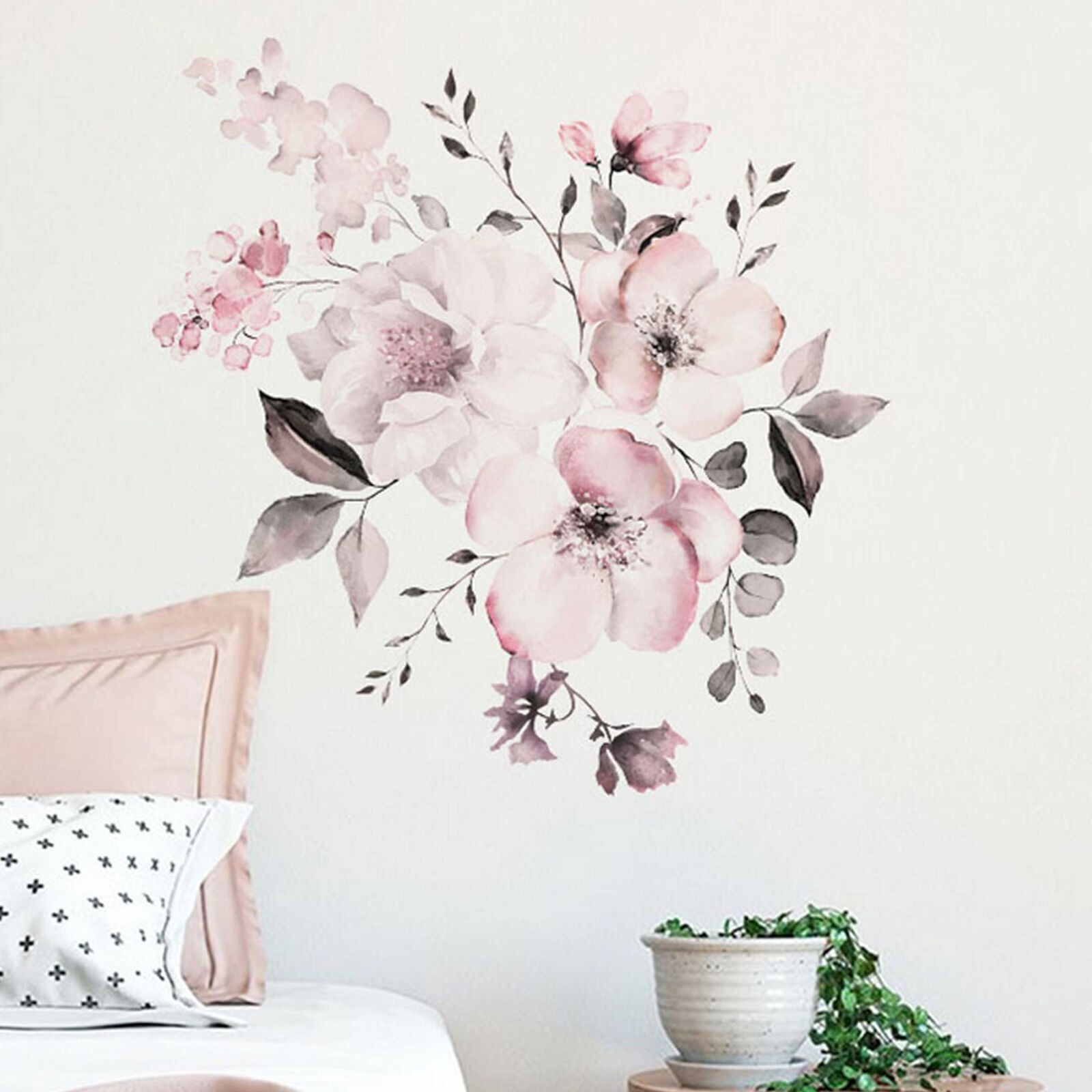 DIY Wall Sticker Decal Mural Vinyl Quote Home Room Decor Art 3D Flower Removable