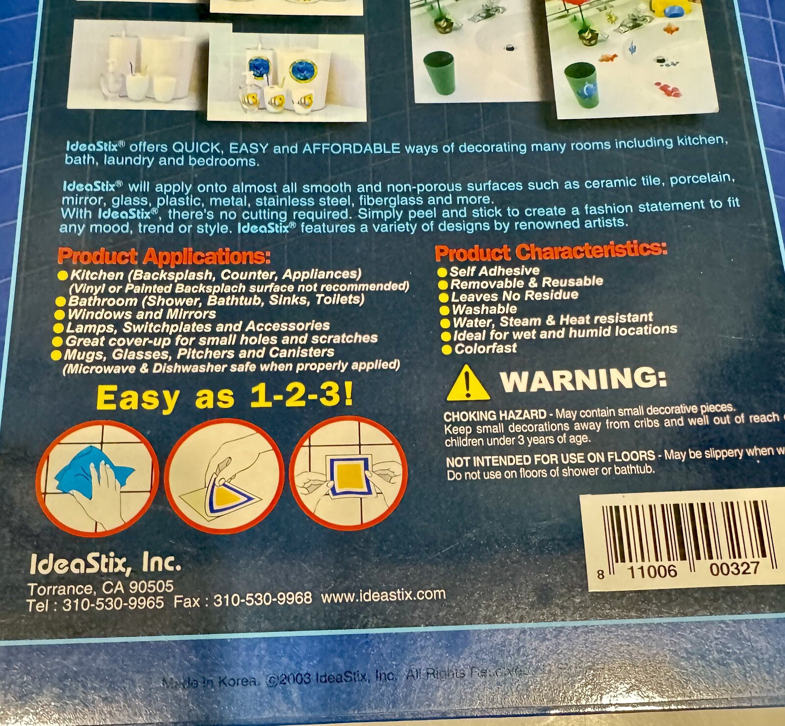 IdeaStix IS3274-Roosters Do-It-Yourself Designer Accents-Self-Adhesive 2 Sheets