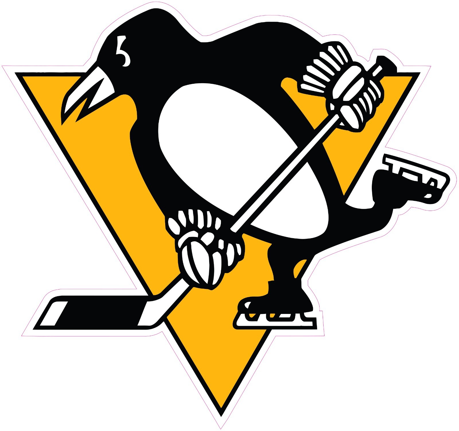 Pittsburgh Penguins Hockey Vinyl Decal Sticker Car Truck Bumper Laptop Tumbler