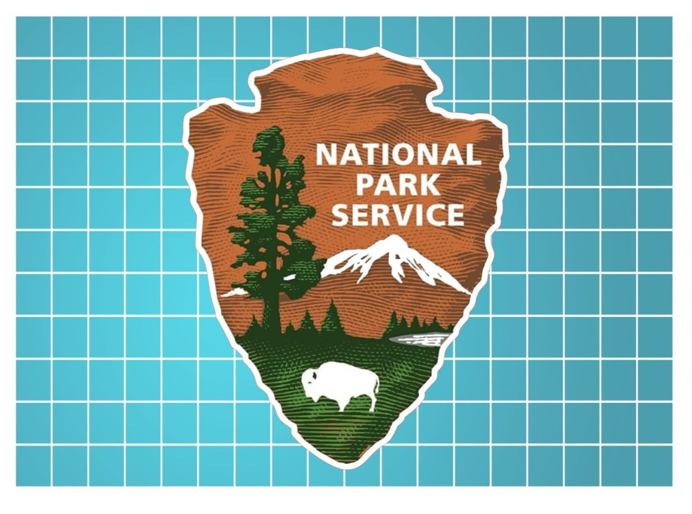 National Park Service Logo All Weather Vinyl Decal Sticker
