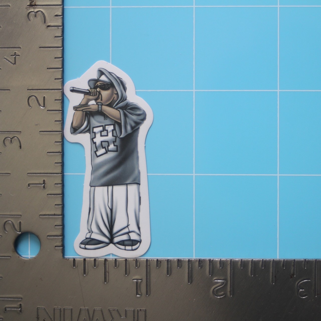 Homies Sticker (ICE CREAM) Chicano Gangster Lowrider, Gloss PVC Decal