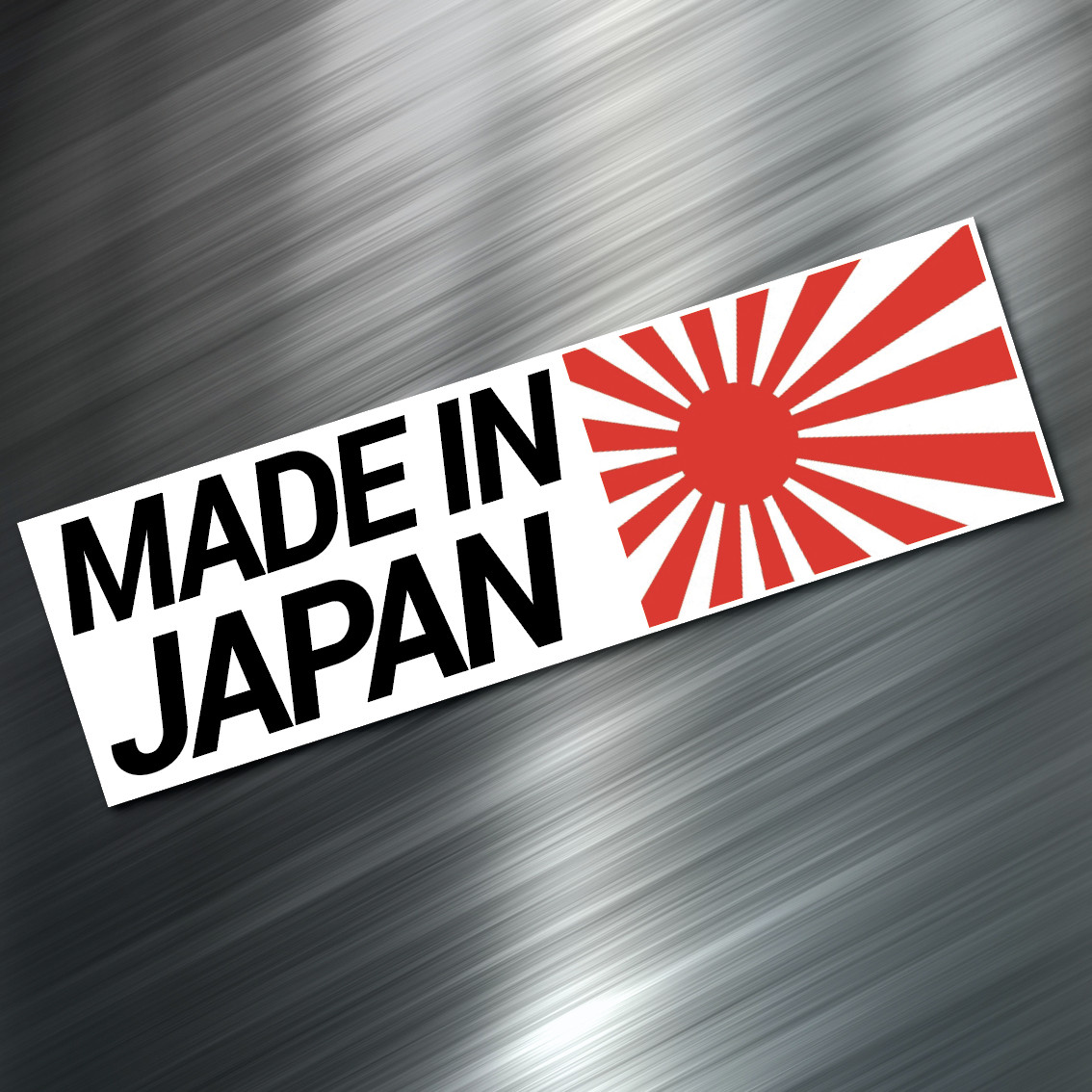 (1) Made in Japan car Sticker Auto Race Drift JDM Decal Boost Tuner Honda Racing