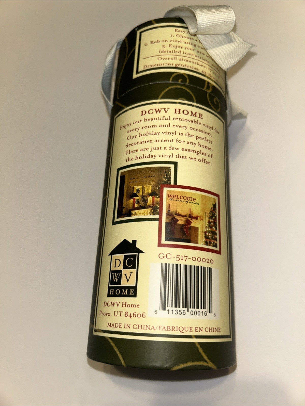 Once Upon A Wall DCWV Home Removable Vinyl Joyous Holiday Christmas NWT