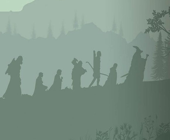 Nursery Wall Mural – Fantasy Landscape Wallpaper | Self-adhesive | Teal, Muted