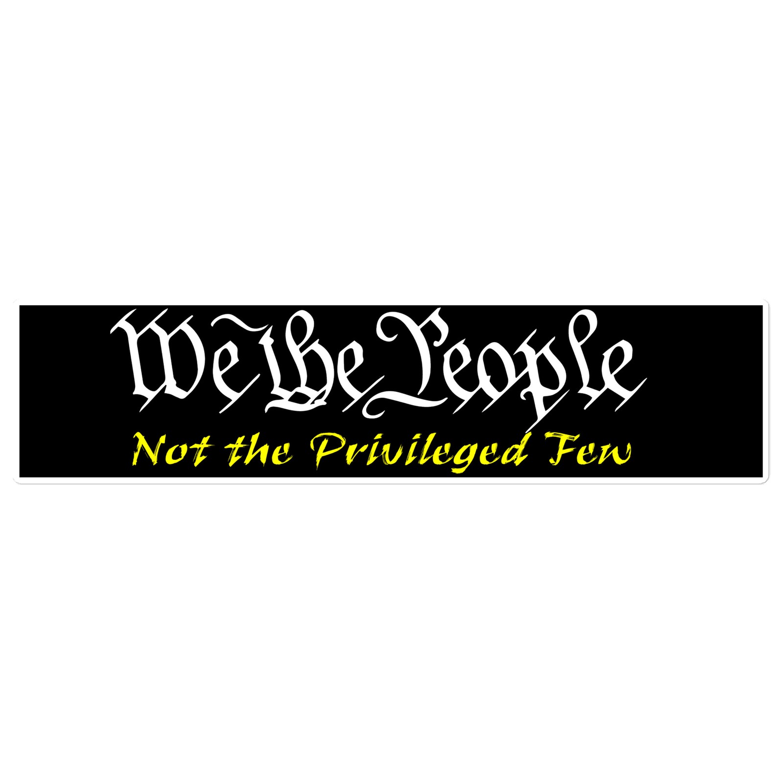 We the People Bumper Sticker