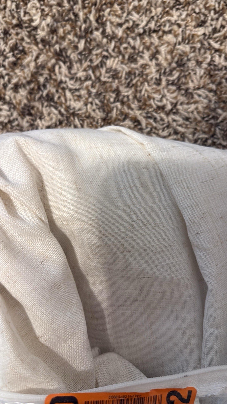 Guken Natural Cream Linen Curtains 120 inches Long for Living Room Bedroom 1 …