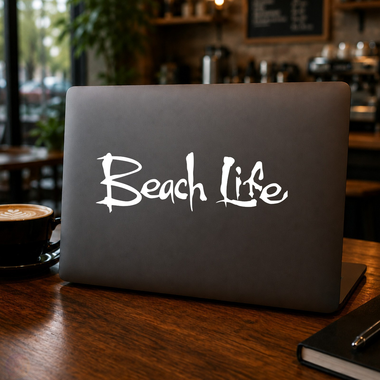 Beach Salt Life Vinyl Decal Sticker – Die Cut watersports boating surfing