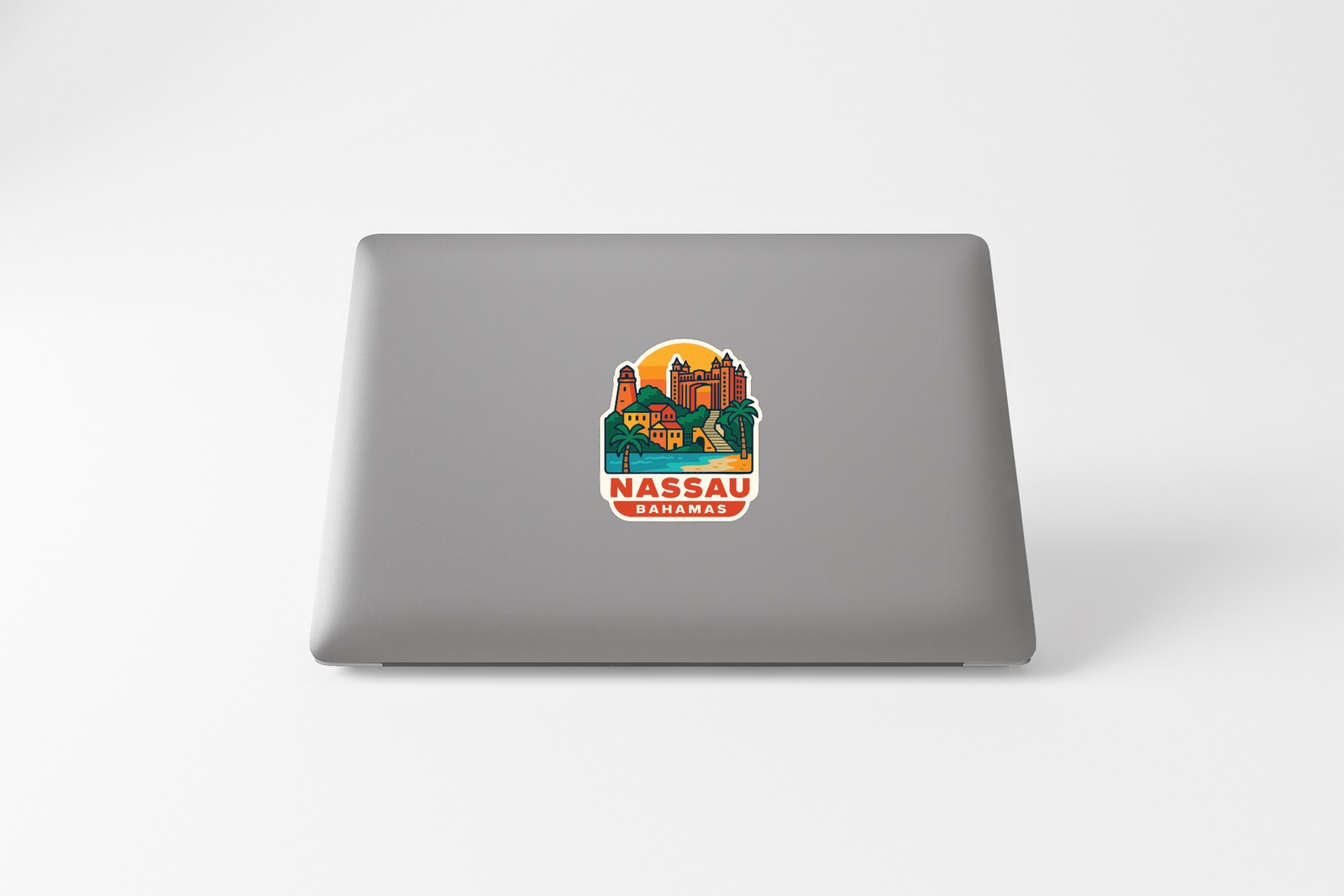Nassau Bahamas Sticker Decal Vinyl Die-Cut City Skyline Landmark Design