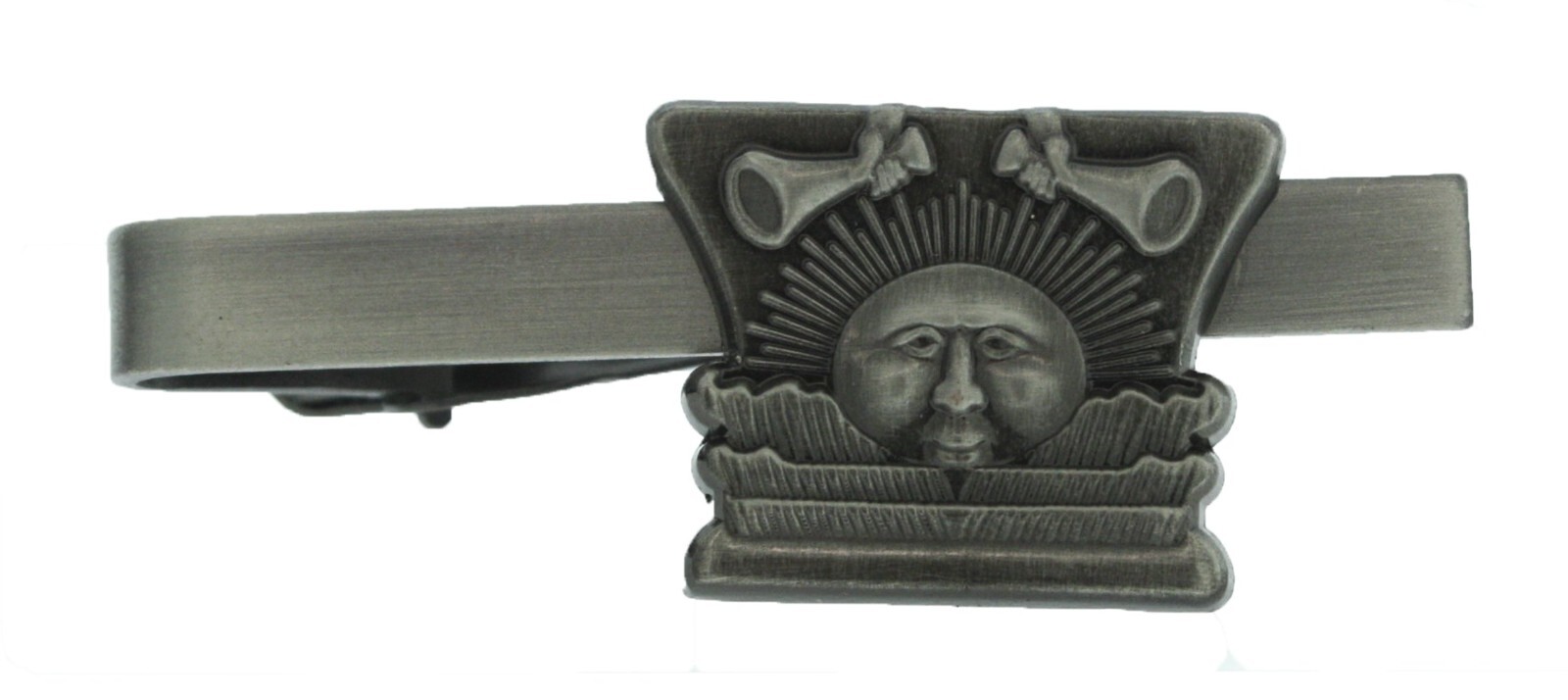J9TB Sunstone Silver Tone Tie Bar Alloy One Moment In Time Mormon LDS CTR