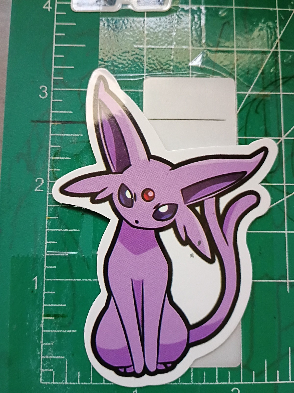 POKEMON STICKER X ESPEON D20 3X3 INCHES STICKER X VYNIL DIE CUT HIGH GLOSS X
