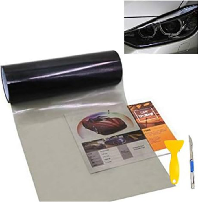 Papel Vinil Para Auto Apto Para Cualquier Faro Película De Vinilo Autoadhesiva