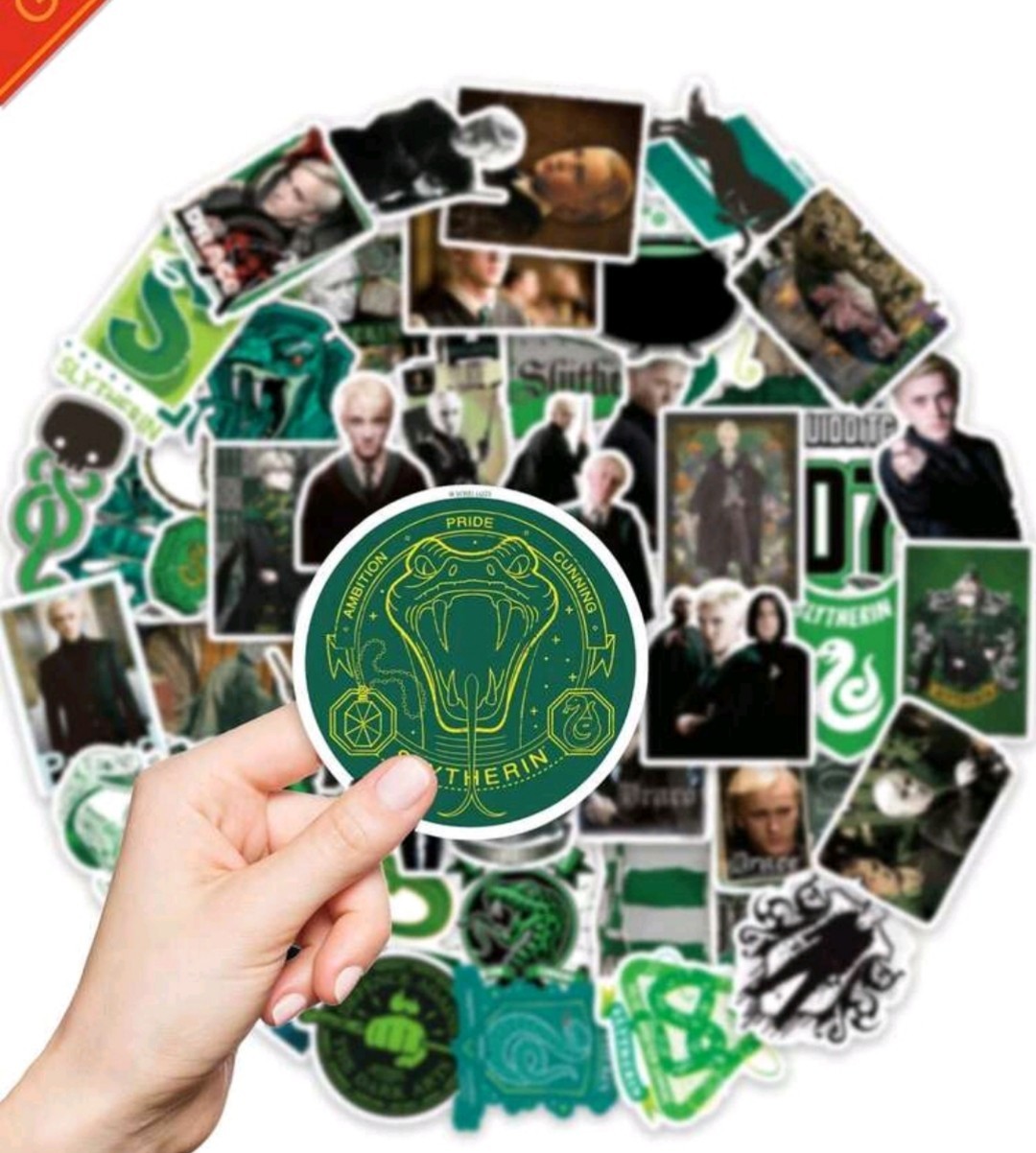 20 PCS Harry Potter Series Draco Malfoy Character Stickers BRAND NEW Set B