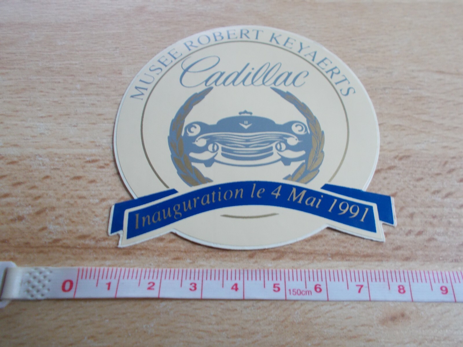 Sticker Museum D'Automobiles Cadillac Robert Keyaerts 1991