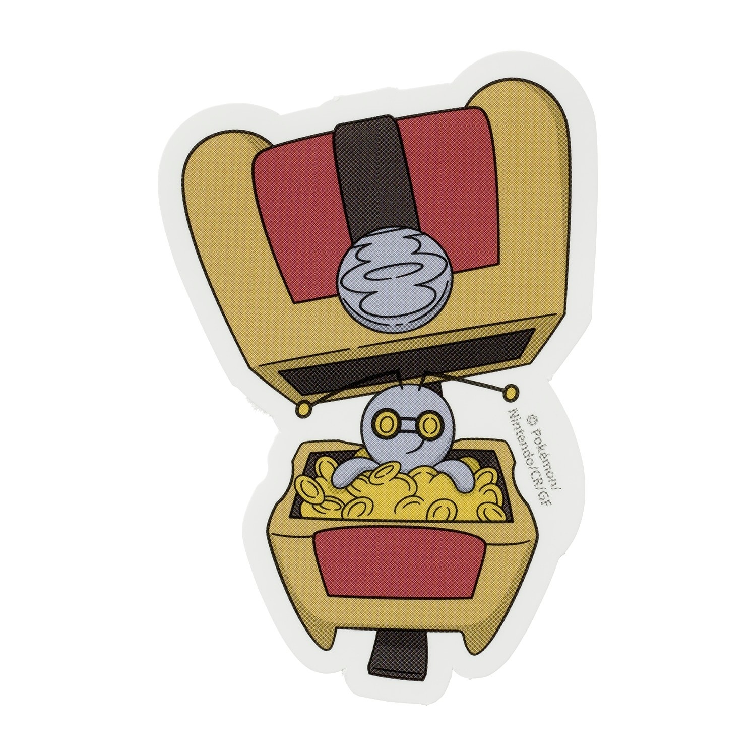 Pokemon Center Sticker Gimmighoul Chest Form Paldea 999